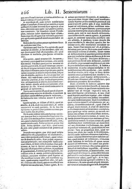 2: Commentariorum in secundum librum sententiarum tomus secundus