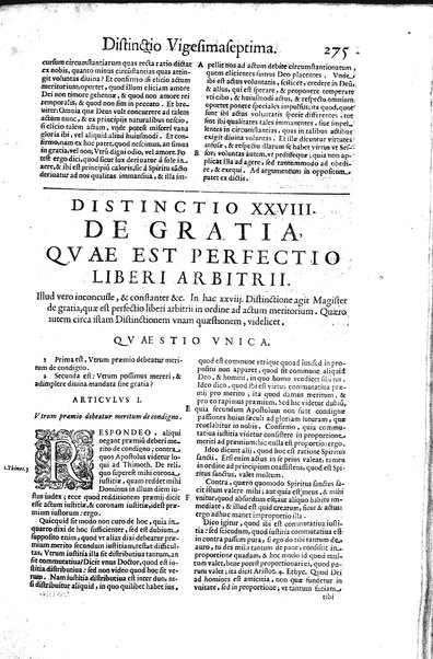 2: Commentariorum in secundum librum sententiarum tomus secundus