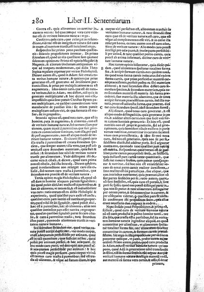 2: Commentariorum in secundum librum sententiarum tomus secundus