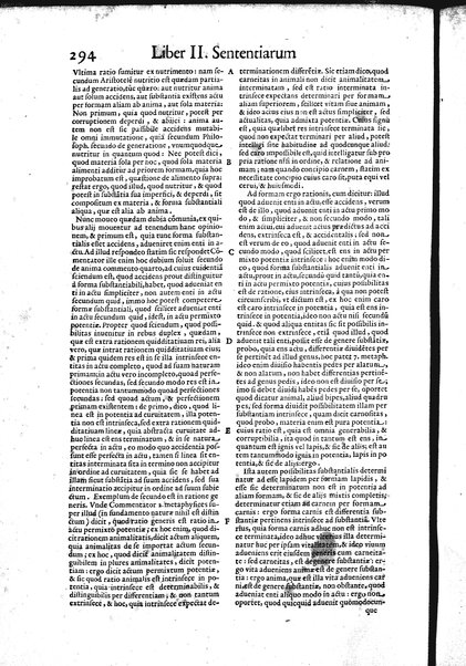 2: Commentariorum in secundum librum sententiarum tomus secundus