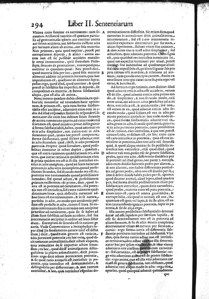 2: Commentariorum in secundum librum sententiarum tomus secundus