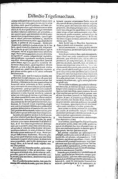 2: Commentariorum in secundum librum sententiarum tomus secundus