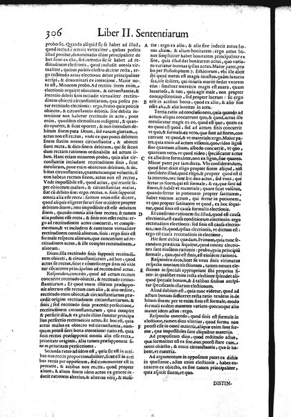 2: Commentariorum in secundum librum sententiarum tomus secundus