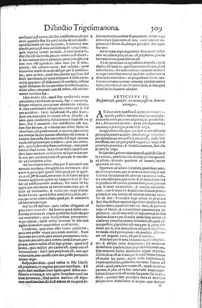 2: Commentariorum in secundum librum sententiarum tomus secundus