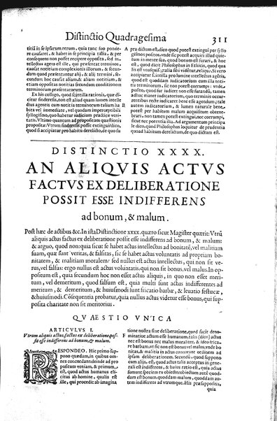 2: Commentariorum in secundum librum sententiarum tomus secundus