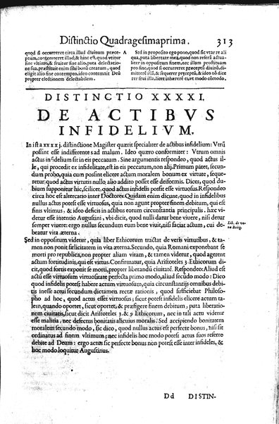 2: Commentariorum in secundum librum sententiarum tomus secundus