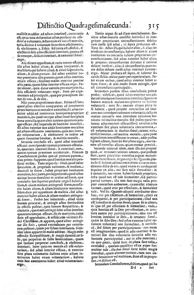 2: Commentariorum in secundum librum sententiarum tomus secundus