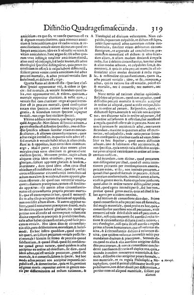 2: Commentariorum in secundum librum sententiarum tomus secundus