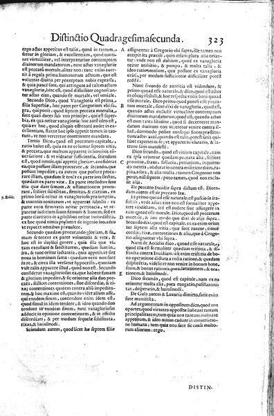 2: Commentariorum in secundum librum sententiarum tomus secundus