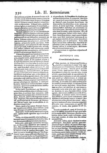 2: Commentariorum in secundum librum sententiarum tomus secundus
