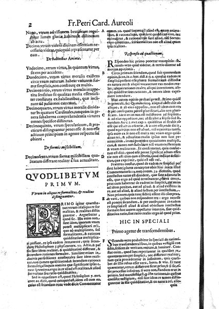 2: Commentariorum in secundum librum sententiarum tomus secundus