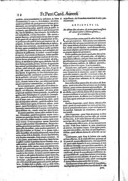 2: Commentariorum in secundum librum sententiarum tomus secundus