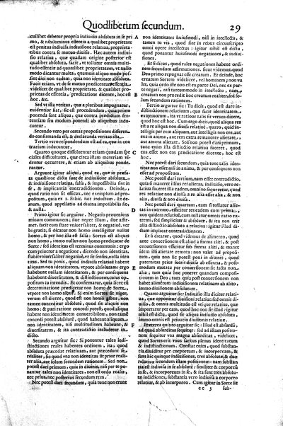 2: Commentariorum in secundum librum sententiarum tomus secundus