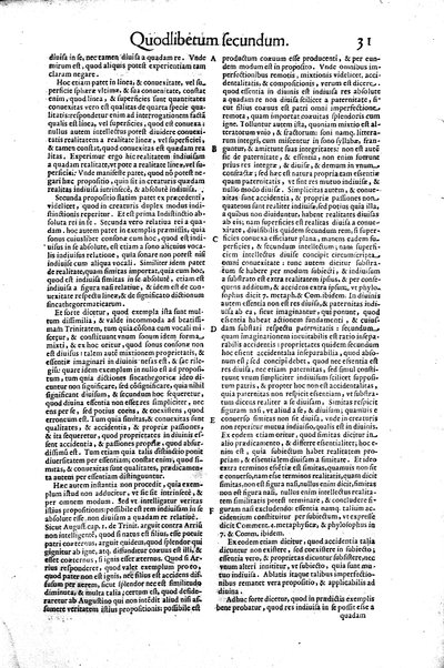 2: Commentariorum in secundum librum sententiarum tomus secundus