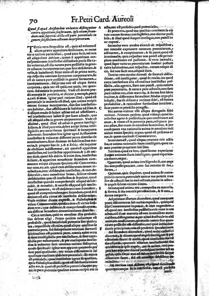 2: Commentariorum in secundum librum sententiarum tomus secundus