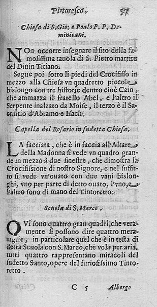 Viaggio pittoresco in cui si notano distintamente tutte le pitture famose de' più celebri pittori, che si conseruano in qualsiuoglia città dell'Italia. Descritto da Giacomo Barri pittore in Venetia. Dedicato al molto illust. sign. ... Pietro Paulo Mariani