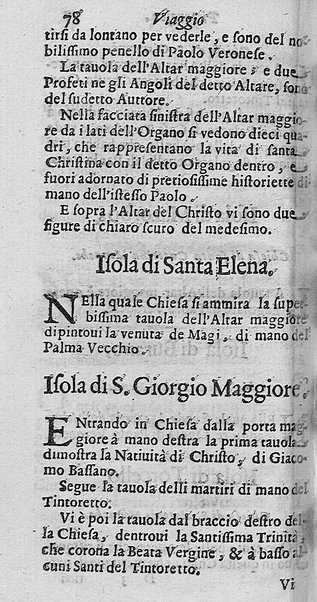 Viaggio pittoresco in cui si notano distintamente tutte le pitture famose de' più celebri pittori, che si conseruano in qualsiuoglia città dell'Italia. Descritto da Giacomo Barri pittore in Venetia. Dedicato al molto illust. sign. ... Pietro Paulo Mariani