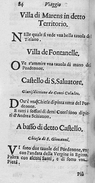 Viaggio pittoresco in cui si notano distintamente tutte le pitture famose de' più celebri pittori, che si conseruano in qualsiuoglia città dell'Italia. Descritto da Giacomo Barri pittore in Venetia. Dedicato al molto illust. sign. ... Pietro Paulo Mariani
