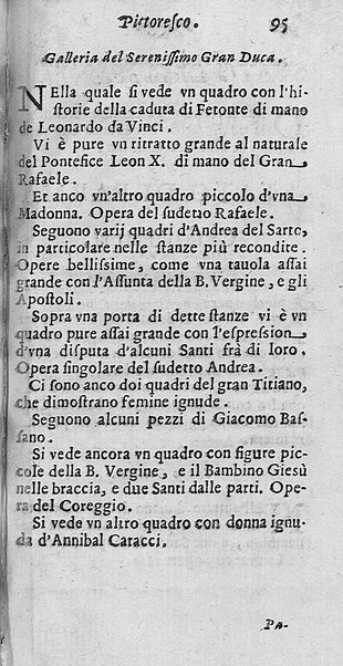 Viaggio pittoresco in cui si notano distintamente tutte le pitture famose de' più celebri pittori, che si conseruano in qualsiuoglia città dell'Italia. Descritto da Giacomo Barri pittore in Venetia. Dedicato al molto illust. sign. ... Pietro Paulo Mariani