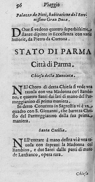 Viaggio pittoresco in cui si notano distintamente tutte le pitture famose de' più celebri pittori, che si conseruano in qualsiuoglia città dell'Italia. Descritto da Giacomo Barri pittore in Venetia. Dedicato al molto illust. sign. ... Pietro Paulo Mariani