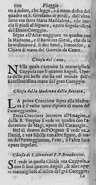 Viaggio pittoresco in cui si notano distintamente tutte le pitture famose de' più celebri pittori, che si conseruano in qualsiuoglia città dell'Italia. Descritto da Giacomo Barri pittore in Venetia. Dedicato al molto illust. sign. ... Pietro Paulo Mariani