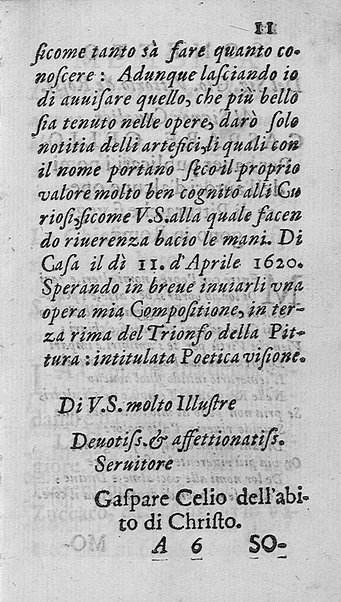 Memoria fatta dal signor Gaspare Celio dell'habito di Christo. Delli nomi dell'artefici delle pitture, che sono in alcune chiese, facciate, e palazzi di Roma