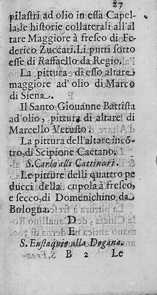 Memoria fatta dal signor Gaspare Celio dell'habito di Christo. Delli nomi dell'artefici delle pitture, che sono in alcune chiese, facciate, e palazzi di Roma