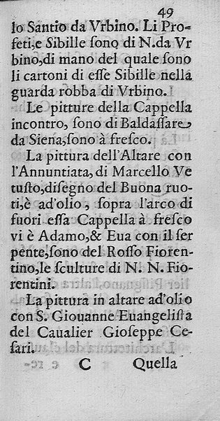 Memoria fatta dal signor Gaspare Celio dell'habito di Christo. Delli nomi dell'artefici delle pitture, che sono in alcune chiese, facciate, e palazzi di Roma