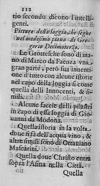 Memoria fatta dal signor Gaspare Celio dell'habito di Christo. Delli nomi dell'artefici delle pitture, che sono in alcune chiese, facciate, e palazzi di Roma