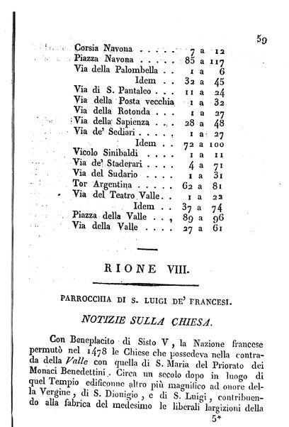 Brevi notizie archeologiche sull'origine delle chiese di Roma conservate, o erette alla dignità parrocchiale dall'immortale sommo pontefice Leone 12. Descrizione dei confini desunta dalle piante topografiche sulle tracce della nuoua riforma. Indice di tutte le strade della città, coi rispettivi numeri, che appartengono ad ogni parrocchia / [Giovanni Battista Bontus]