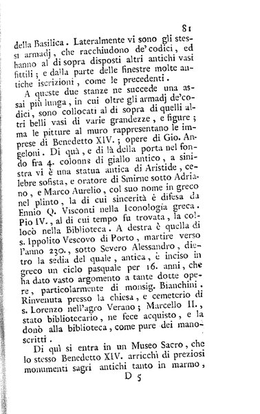 Nuova descrizione de' monumenti antichi ed oggetti d'arte contenuti nel Vaticano e nel Campidoglio colle nuove scoperte fatte alle fabriche più interessanti nel Foro Romano e sue adjacenze ec. compilata per uso de' colti viaggiatori dal sig. avv. D. Carlo Fea, ...