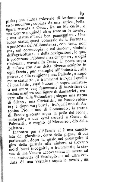 Nuova descrizione de' monumenti antichi ed oggetti d'arte contenuti nel Vaticano e nel Campidoglio colle nuove scoperte fatte alle fabriche più interessanti nel Foro Romano e sue adjacenze ec. compilata per uso de' colti viaggiatori dal sig. avv. D. Carlo Fea, ...