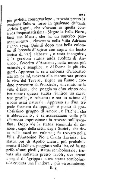 Nuova descrizione de' monumenti antichi ed oggetti d'arte contenuti nel Vaticano e nel Campidoglio colle nuove scoperte fatte alle fabriche più interessanti nel Foro Romano e sue adjacenze ec. compilata per uso de' colti viaggiatori dal sig. avv. D. Carlo Fea, ...