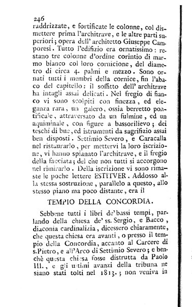 Nuova descrizione de' monumenti antichi ed oggetti d'arte contenuti nel Vaticano e nel Campidoglio colle nuove scoperte fatte alle fabriche più interessanti nel Foro Romano e sue adjacenze ec. compilata per uso de' colti viaggiatori dal sig. avv. D. Carlo Fea, ...