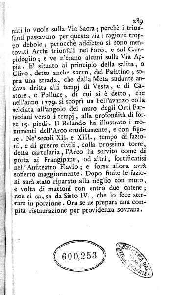 Nuova descrizione de' monumenti antichi ed oggetti d'arte contenuti nel Vaticano e nel Campidoglio colle nuove scoperte fatte alle fabriche più interessanti nel Foro Romano e sue adjacenze ec. compilata per uso de' colti viaggiatori dal sig. avv. D. Carlo Fea, ...