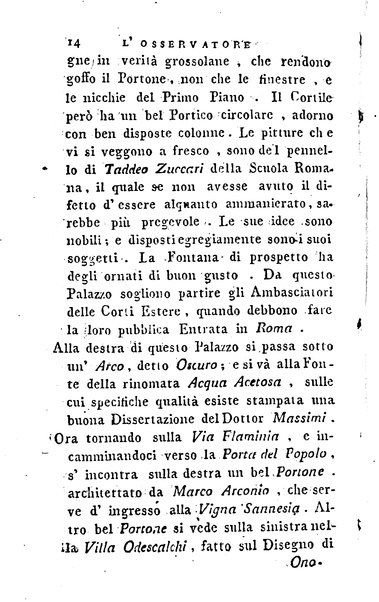1: Della parte orientale di Roma