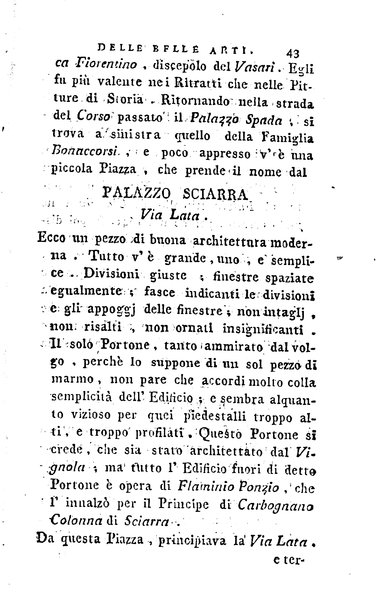 1: Della parte orientale di Roma