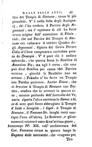 1: Della parte orientale di Roma