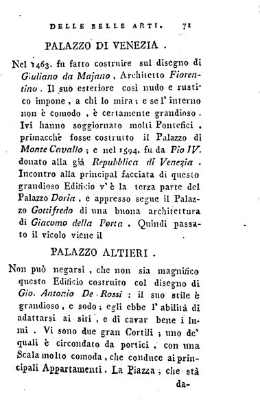 1: Della parte orientale di Roma