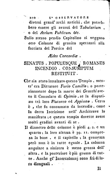 1: Della parte orientale di Roma