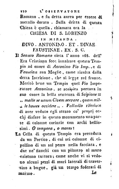 1: Della parte orientale di Roma