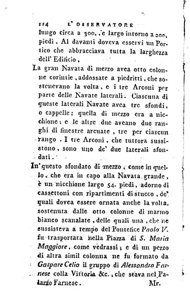 1: Della parte orientale di Roma