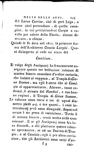 1: Della parte orientale di Roma