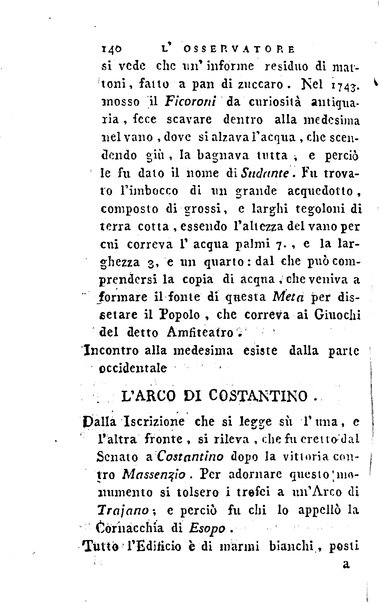 1: Della parte orientale di Roma