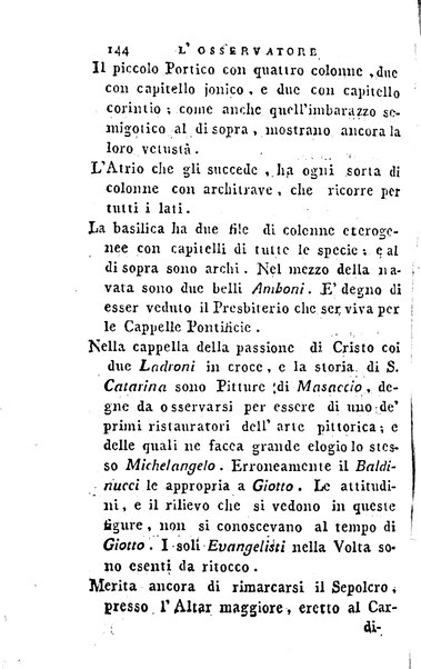 1: Della parte orientale di Roma