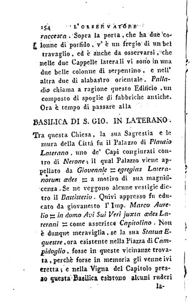 1: Della parte orientale di Roma