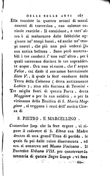 1: Della parte orientale di Roma