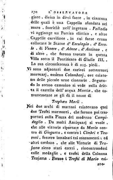 1: Della parte orientale di Roma