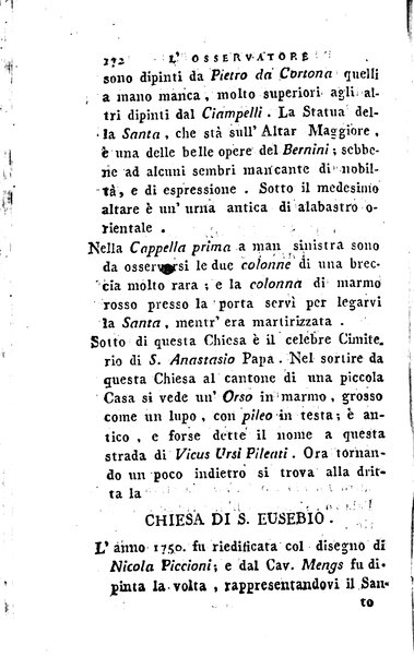 1: Della parte orientale di Roma