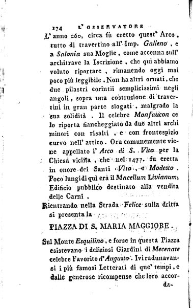 1: Della parte orientale di Roma